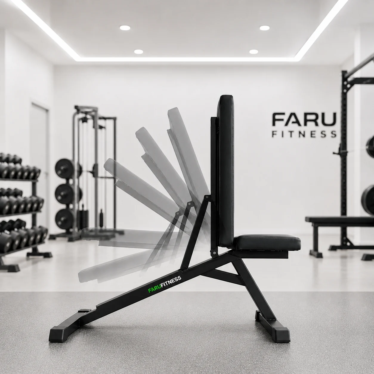 Banco Regulable PRO - Soporta 520 kg — PRO de FARU FITNESS
