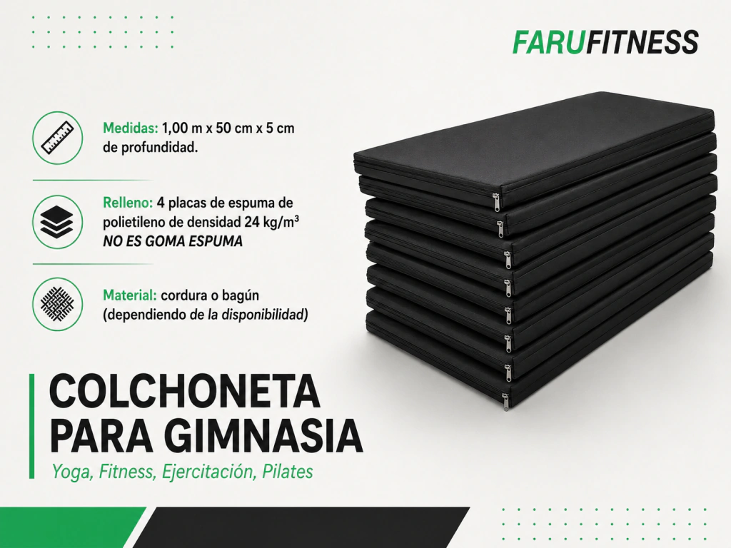 Colchoneta 100 x 50 x 5 cm — foto 4 de 17