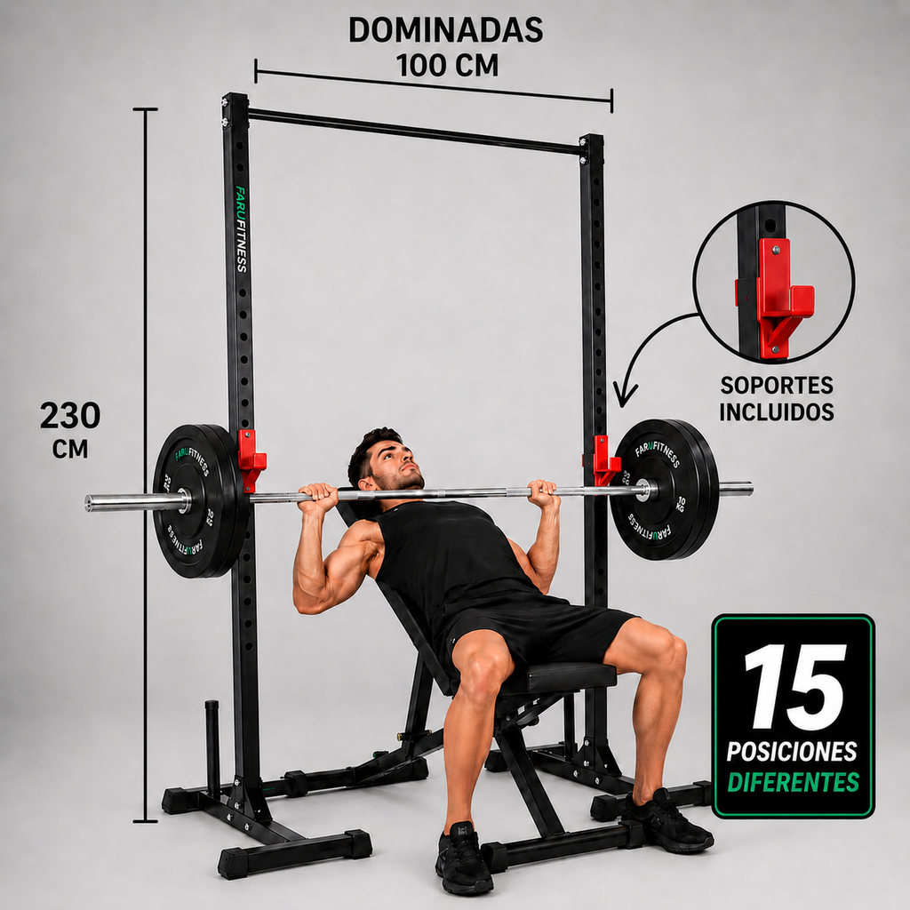 Combo: Rack de Pie + Banco 6 Posiciones — foto 2 de 19