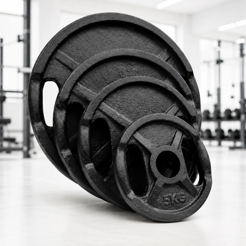 Disco de Fundición 30 mm con Agarre — Tu Gym en Casa FARU FITNESS